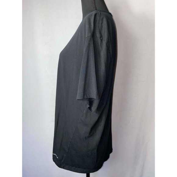 Calvin Klein Slim Fit Black V-neck Short Sleeve T-shirt Size XL - Picture 2 of 7